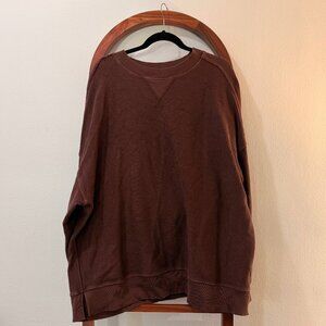 Aerie brown oversized pullover - Size L
